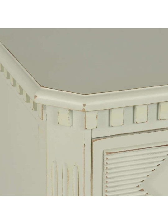 Commode Lazio en bois taupe patiné Commode Lazio en bois taupe patiné