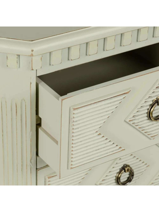 Commode Lazio en bois taupe patiné Commode Lazio en bois taupe patiné