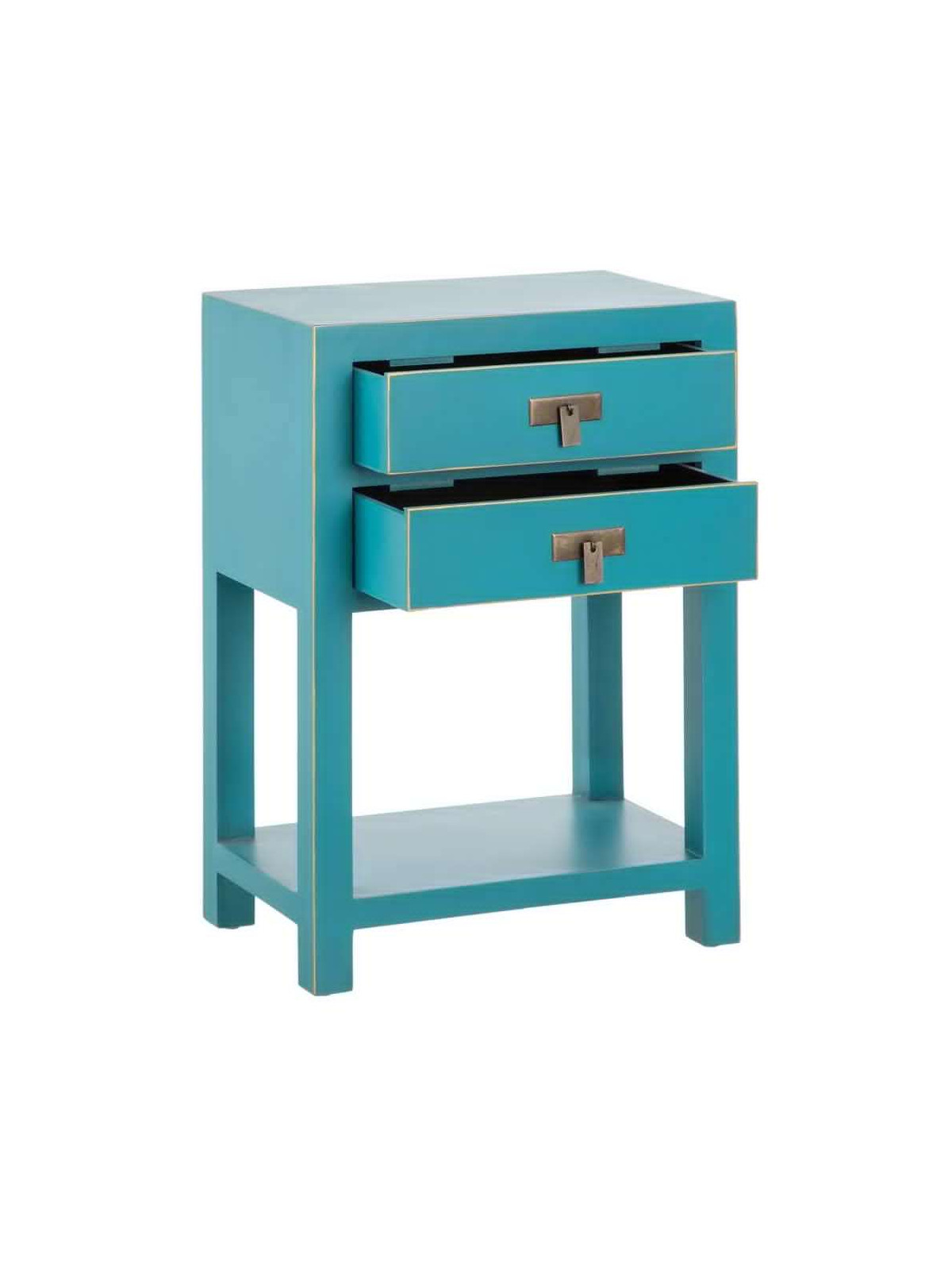 Table de chevet bleu Yalong