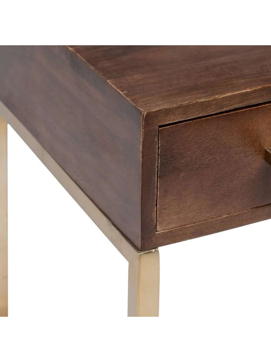 Table de chevet Eloi en bois de manguier Table de chevet Eloi en bois de manguier