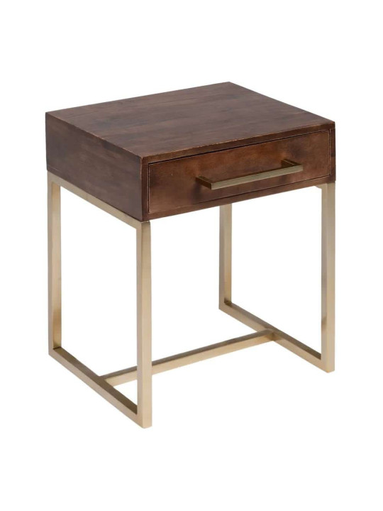Table de chevet Eloi en bois de manguier Table de chevet Eloi en bois de manguier
