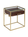 Table de chevet Eloi en bois de manguier Table de chevet Eloi en bois de manguier