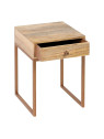 Table de chevet Eloi en bois de manguier Table de chevet Eloi en bois de manguier