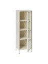 Vitrine Lucia en métal blanc Vitrine Lucia en métal blanc