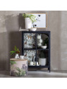 Buffet vitrine Lucia en métal noir Buffet vitrine Lucia en métal noir