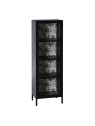 Vitrine Lucia en métal noir Vitrine Lucia en métal noir