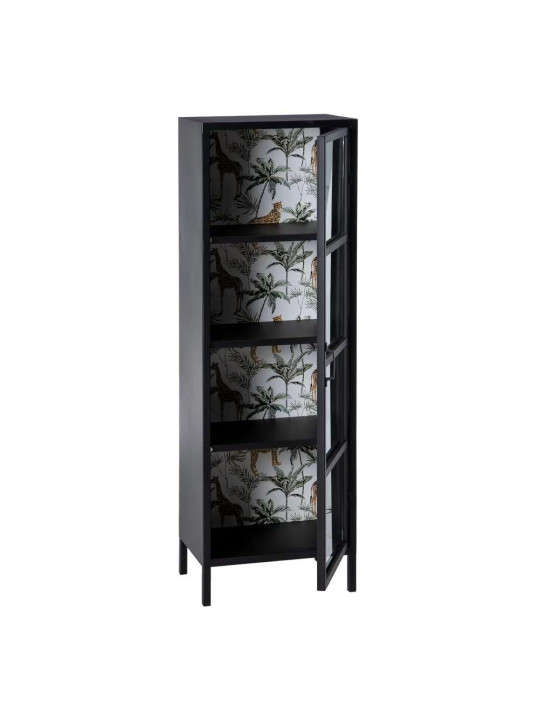 Vitrine Lucia en métal noir Vitrine Lucia en métal noir