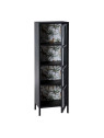 Vitrine Lucia en métal noir Vitrine Lucia en métal noir