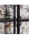 Armoire vitrine Lucia en métal noir Armoire vitrine Lucia en métal noir