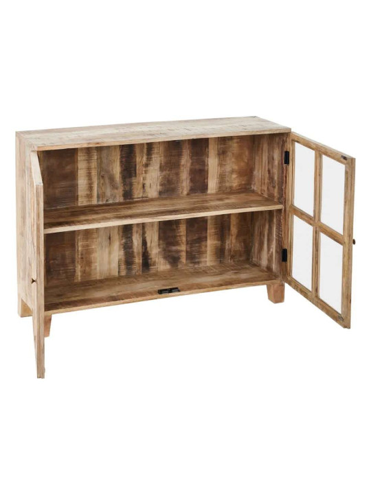 Buffet vitré Lesia en bois de manguier Buffet vitré Lesia en bois de manguier
