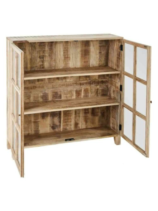 Buffet vitré Lesia en bois de manguier Buffet vitré Lesia en bois de manguier