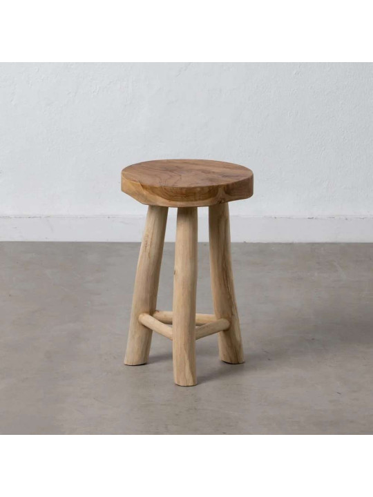 Tabouret Edel en bois de teck