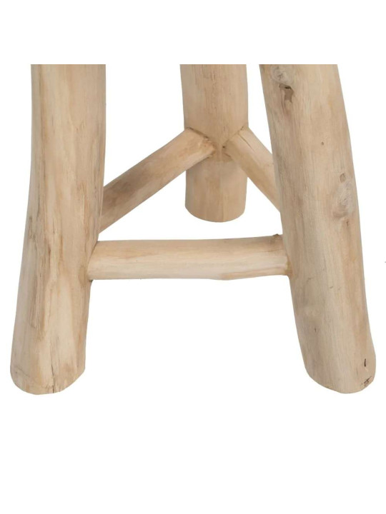 Tabouret Edel en bois de teck