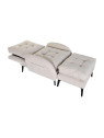 Fauteuil convertible Lydie beige Fauteuil convertible Lydie beige