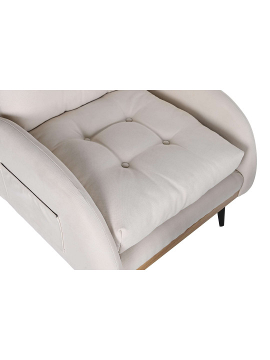 Fauteuil convertible Lydie beige Fauteuil convertible Lydie beige