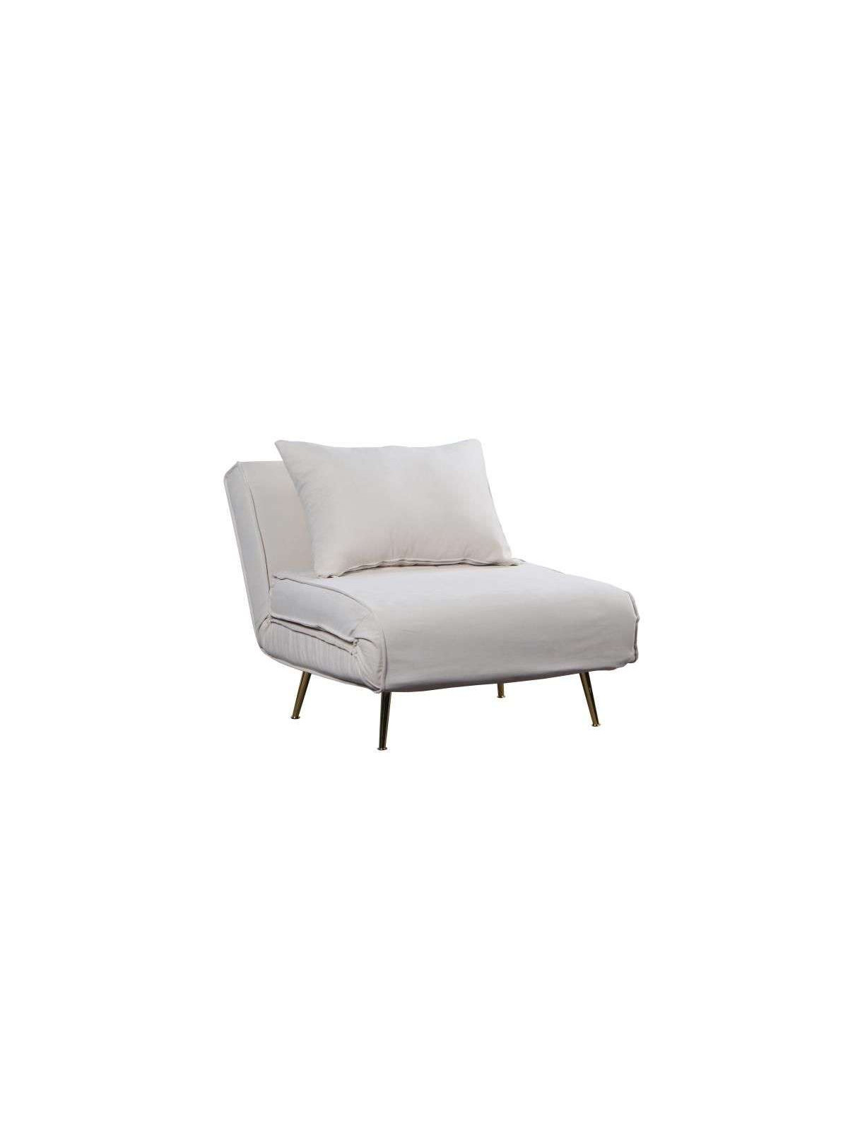 Fauteuil convertible Nela crème