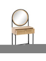 Coiffeuse en bois et cannage Coiffeuse en bois et cannage