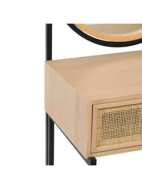 Coiffeuse en bois et cannage Coiffeuse en bois et cannage