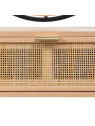 Coiffeuse en bois et cannage Coiffeuse en bois et cannage