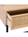 Coiffeuse en bois et cannage Coiffeuse en bois et cannage