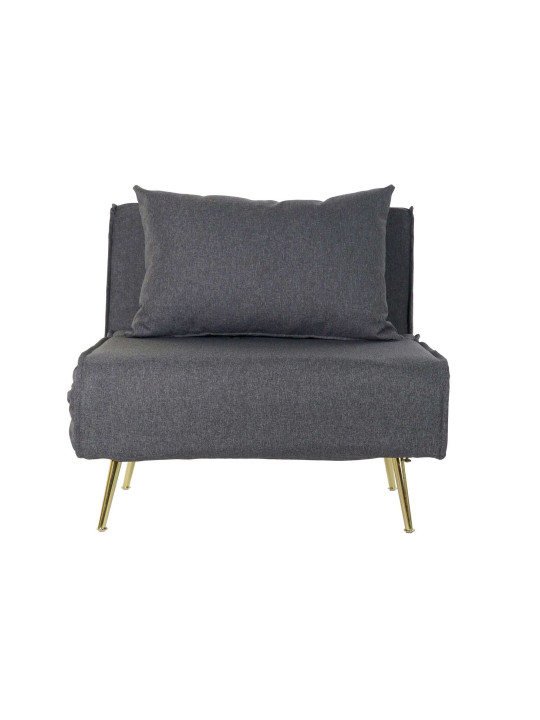 Fauteuil convertible Nela gris anthracite Fauteuil convertible Nela gris anthracite