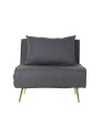 Fauteuil convertible Nela gris anthracite Fauteuil convertible Nela gris anthracite