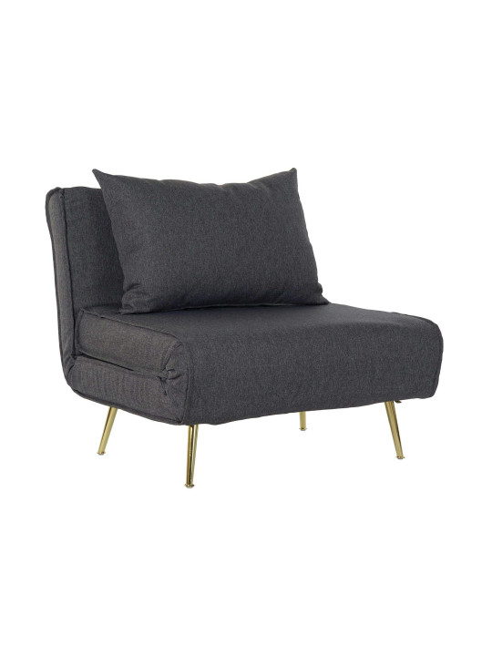 Fauteuil convertible Nela gris anthracite Fauteuil convertible Nela gris anthracite