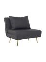 Fauteuil convertible Nela gris anthracite Fauteuil convertible Nela gris anthracite
