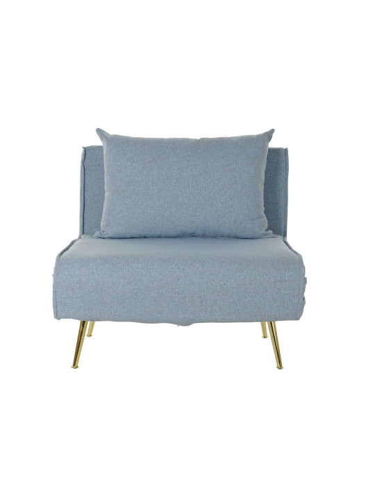 Fauteuil convertible Nela bleu clair Fauteuil convertible Nela bleu clair