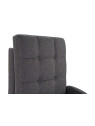 Fauteuil convertible Lydie matelassé gris anthracite Fauteuil convertible Lydie matelassé gris anthracite