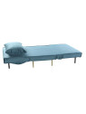 Fauteuil convertible Nela bleu clair Fauteuil convertible Nela bleu clair