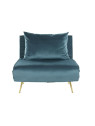 Fauteuil convertible Nela bleu clair Fauteuil convertible Nela bleu clair