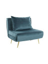 Fauteuil convertible Nela bleu clair Fauteuil convertible Nela bleu clair