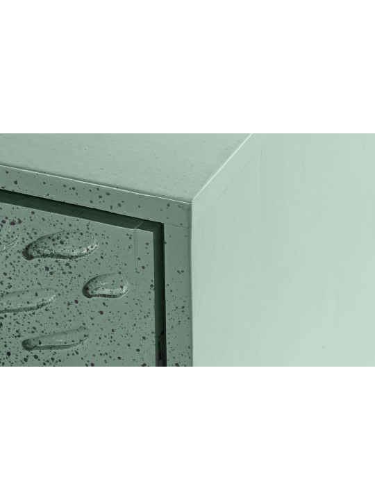 Buffet bois métal turquoise Buffet bois métal turquoise