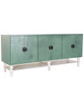 Buffet bois métal turquoise Buffet bois métal turquoise