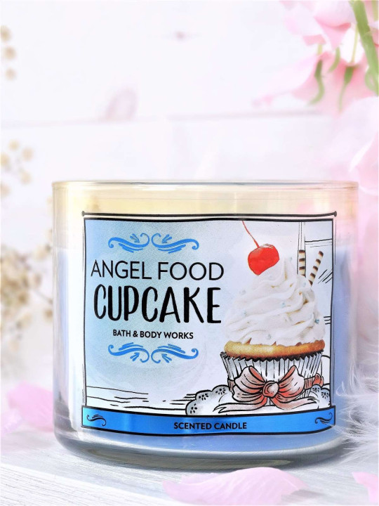 Bougie 3 mèches Angel Food Cupcake Bath & Body Works