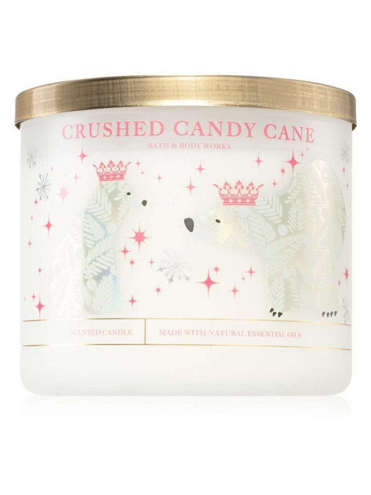 Bougie 3 mèches Crushed Candy Cane Bath & Body Works