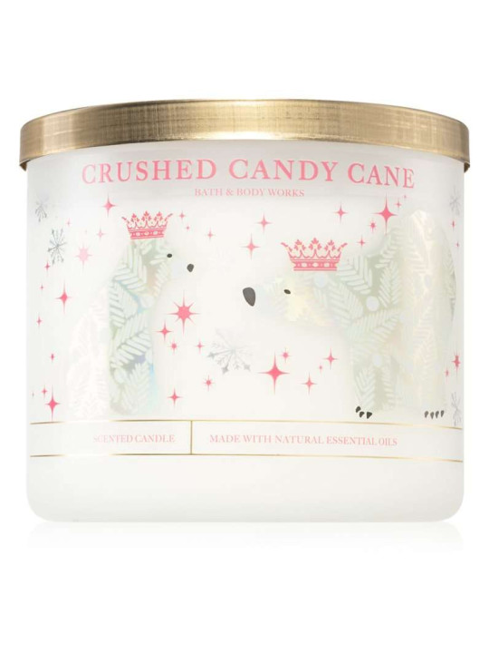 Bougie 3 mèches Crushed Candy Cane Bath & Body Works