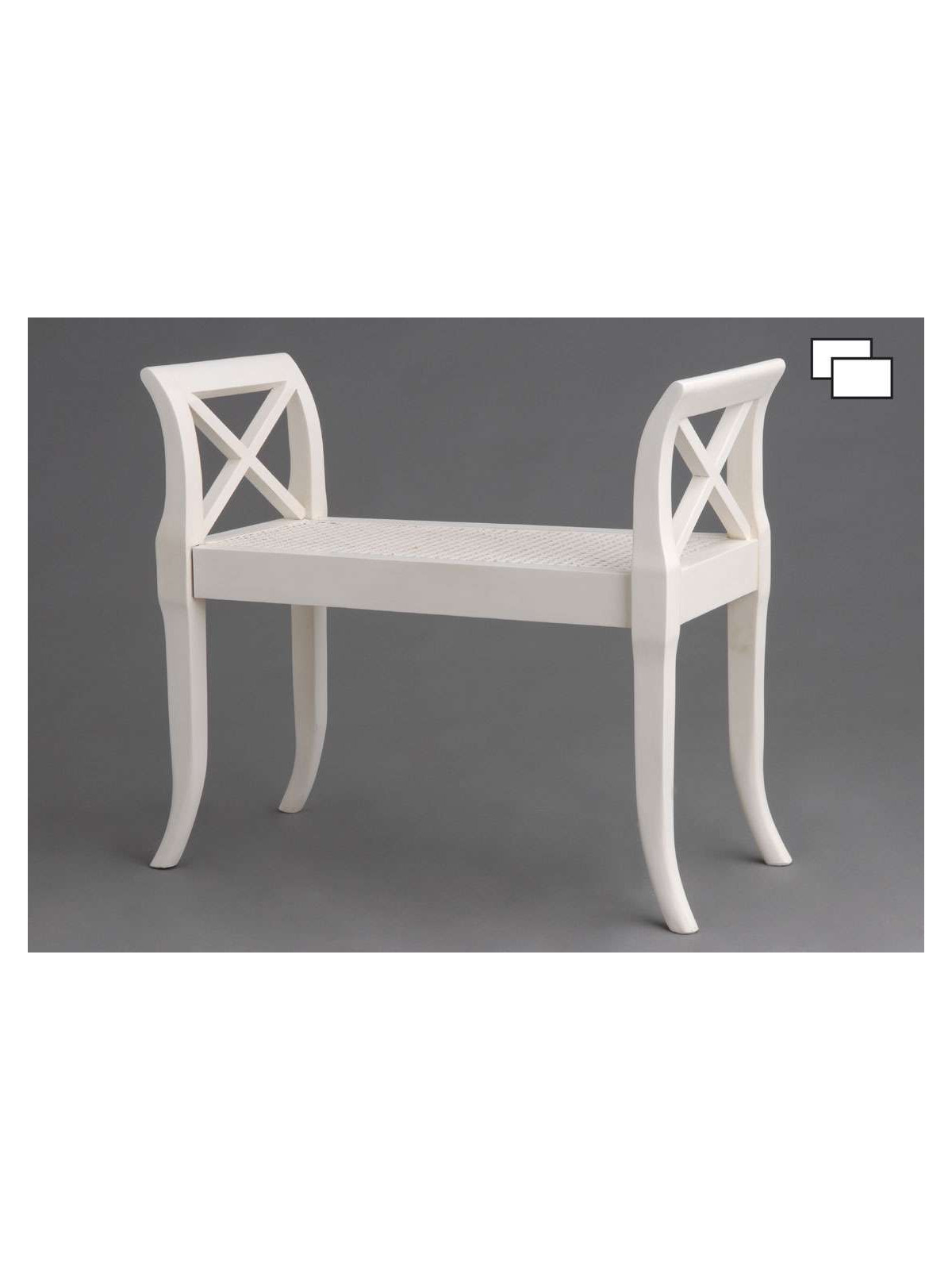 Petite banquette blanche Amadeus