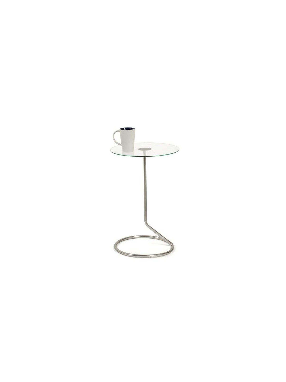 Table d'appoint design en verre