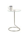 Table d'appoint design en verre