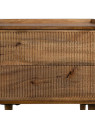 Table de chevet 2 tiroirs Tizzano en bois manguier