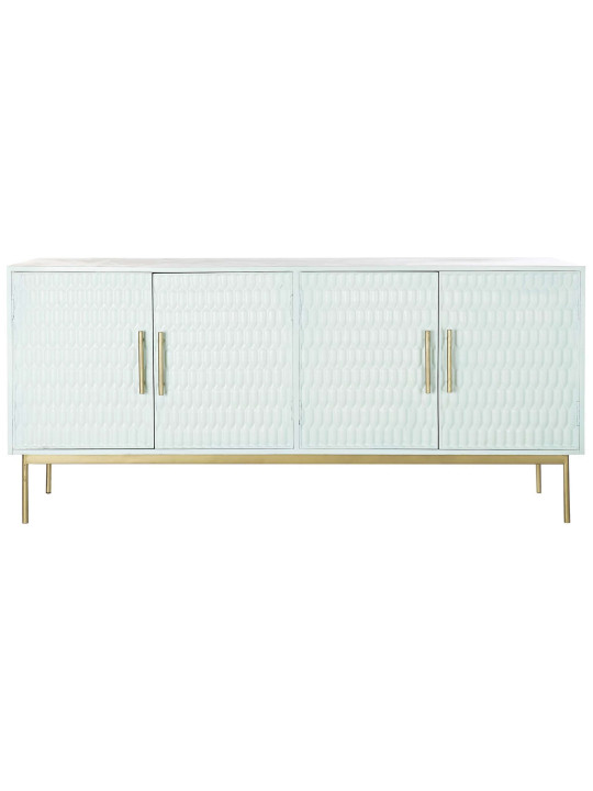 Buffet bois métal turquoise Buffet bois métal turquoise