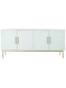 Buffet bois métal turquoise Buffet bois métal turquoise