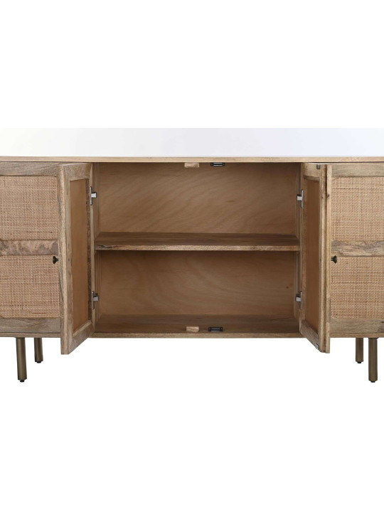 Buffet Almeida bois de manguier et cannage en rotin Buffet Almeida bois de manguier et cannage en rotin