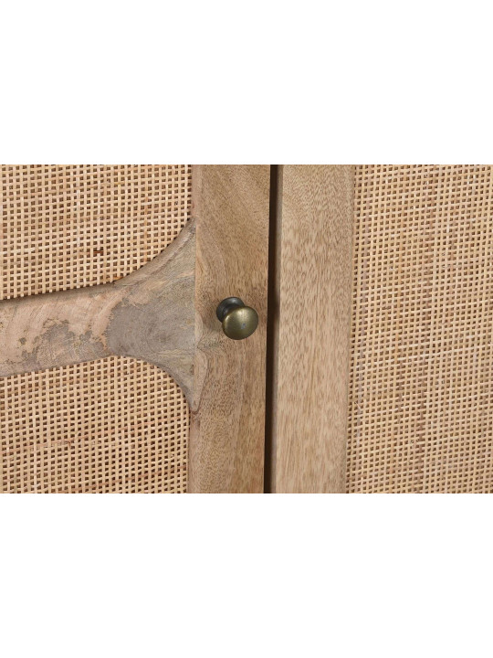 Buffet Almeida bois de manguier et cannage en rotin Buffet Almeida bois de manguier et cannage en rotin