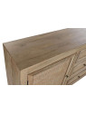 Buffet 3 tiroirs Almeida bois de manguier et cannage en rotin Buffet 3 tiroirs Almeida bois de manguier et cannage en rotin