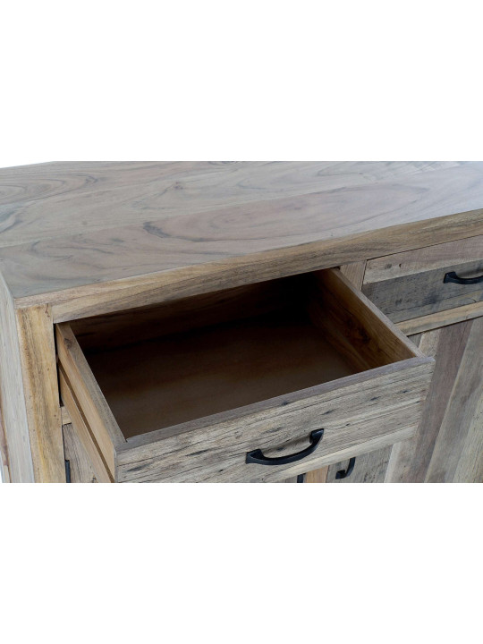 Commode en bois brut recyclé Commode en bois brut recyclé