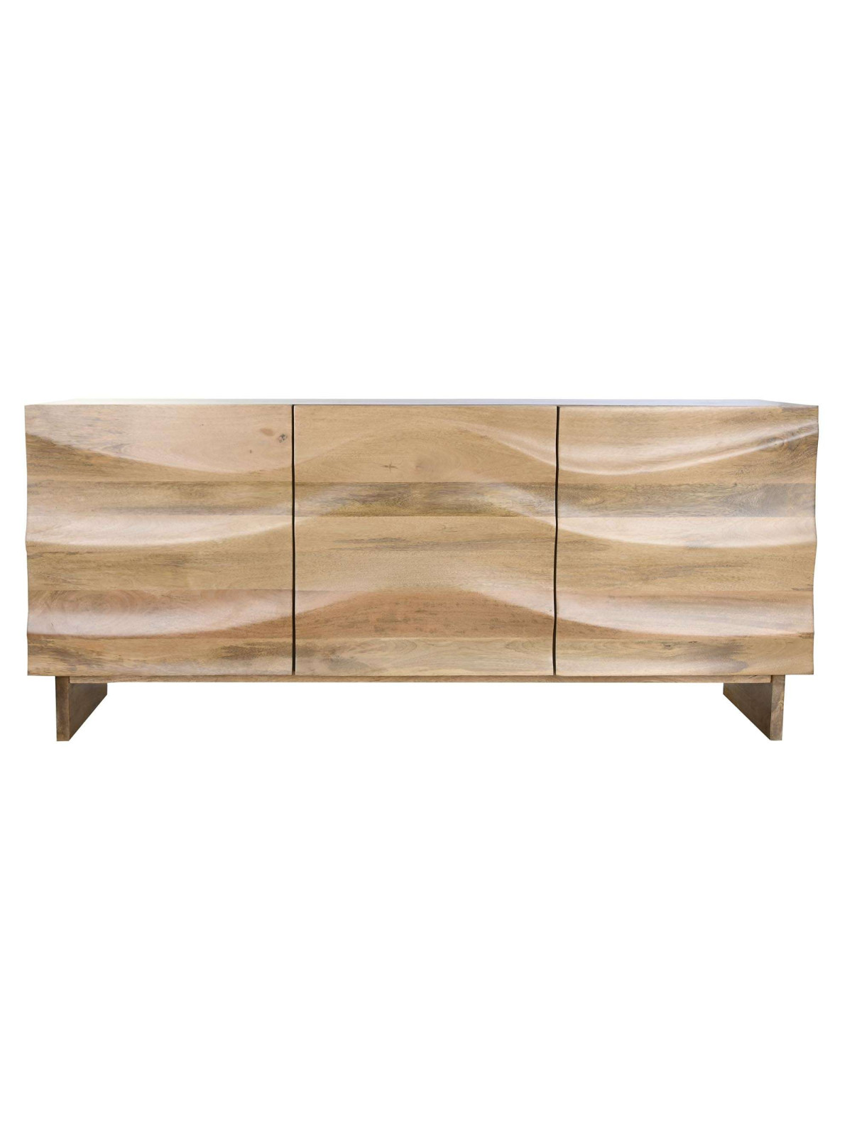 Commode vague en bois de manguier