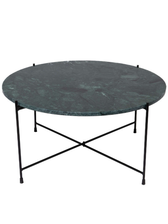 Table basse marbre vert D70